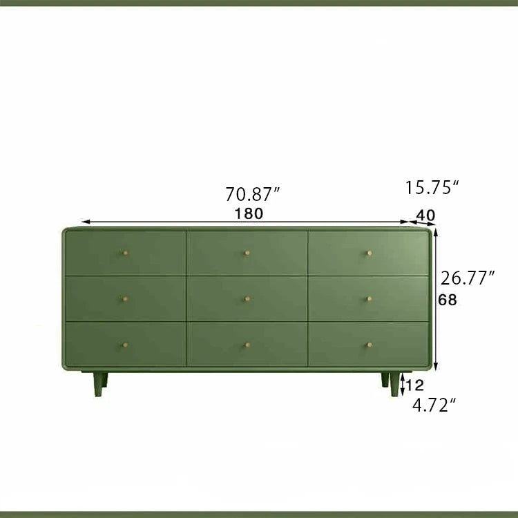 Modern Minimalist Bedroom Cabinet - Elegant Density Board Storage Chest with 8 Drawers for Stylish Organization hko-4608