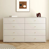 Modern Minimalist Bedroom Cabinet - Elegant Density Board Storage Chest with 8 Drawers for Stylish Organization hko-4608