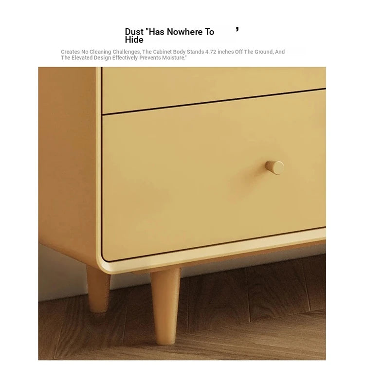Modern Minimalist Bedroom Cabinet - Elegant Density Board Storage Chest with 8 Drawers for Stylish Organization hko-4608