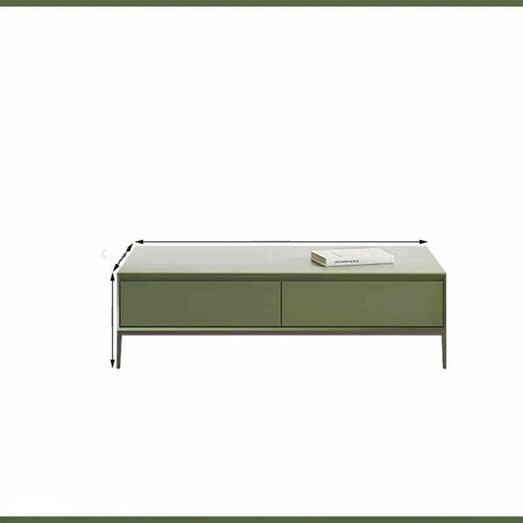 Stylish Green Density Board Coffee Table for Modern Living Rooms - Chic Home Furniture Solution hko-4623