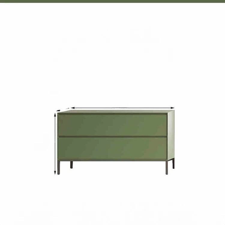 Stylish Green Density Board Cabinet with Sleek Design and Ample Storage for Modern Living Spaces hko-4628