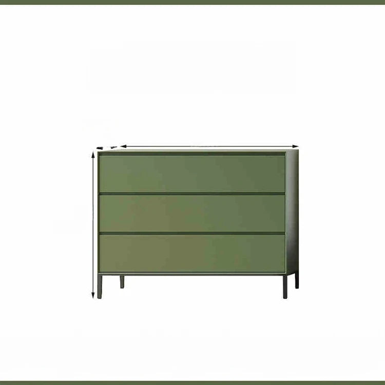 Stylish Green Density Board Cabinet with Sleek Design and Ample Storage for Modern Living Spaces hko-4628