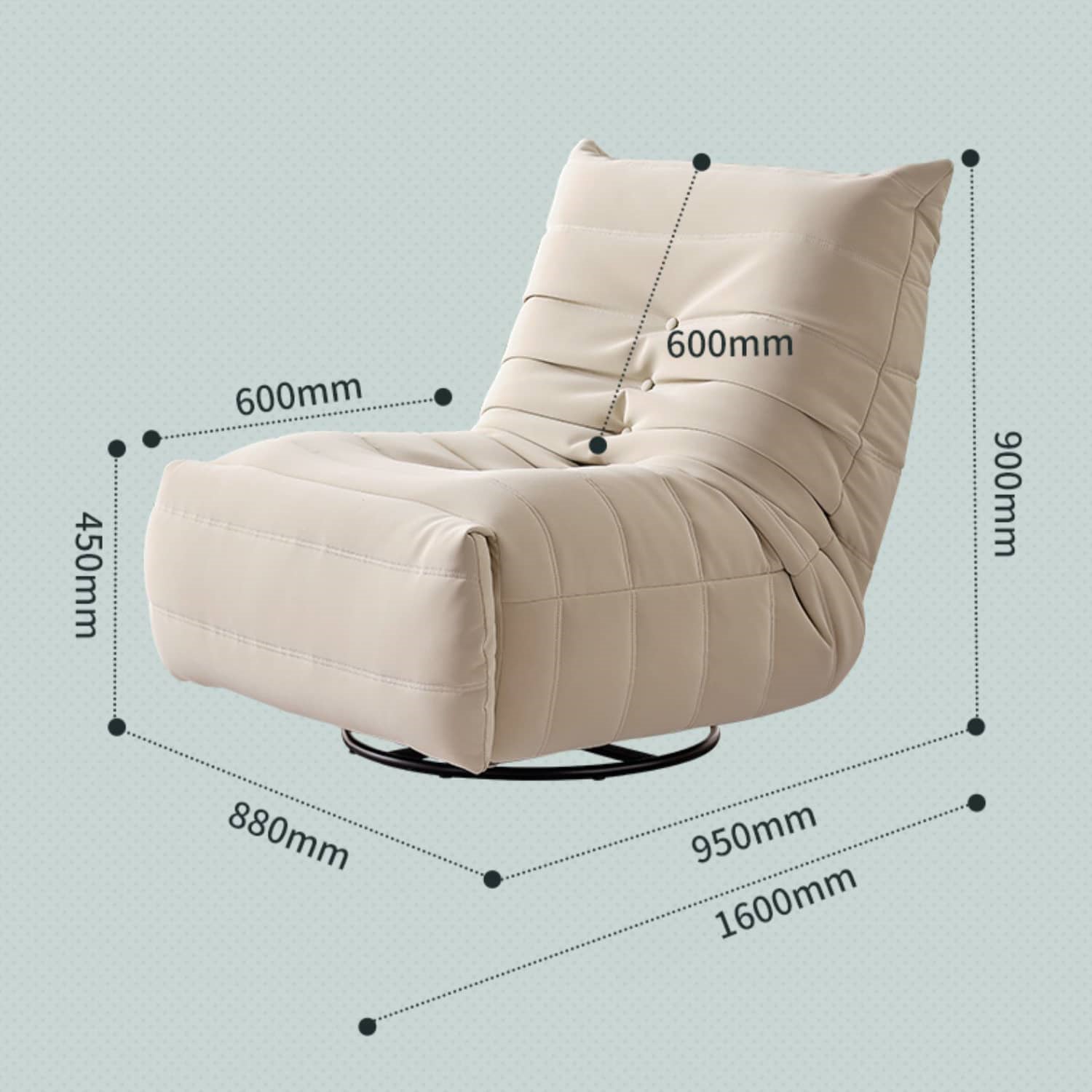 Stylish Sofa with Faux Leather & Pine Wood Accents in Beige, Dark Yellow, Light Gray, and White with Green Detailing hksc-977