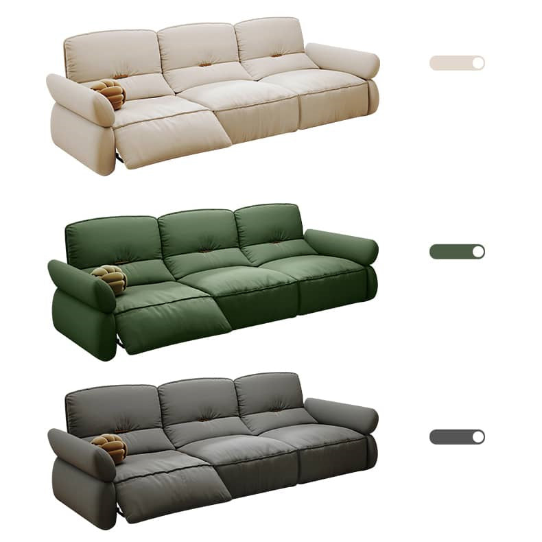 Elegant Beige and Dark Green Sofa with Gray Accents and Pine Wood Frame hksc-988