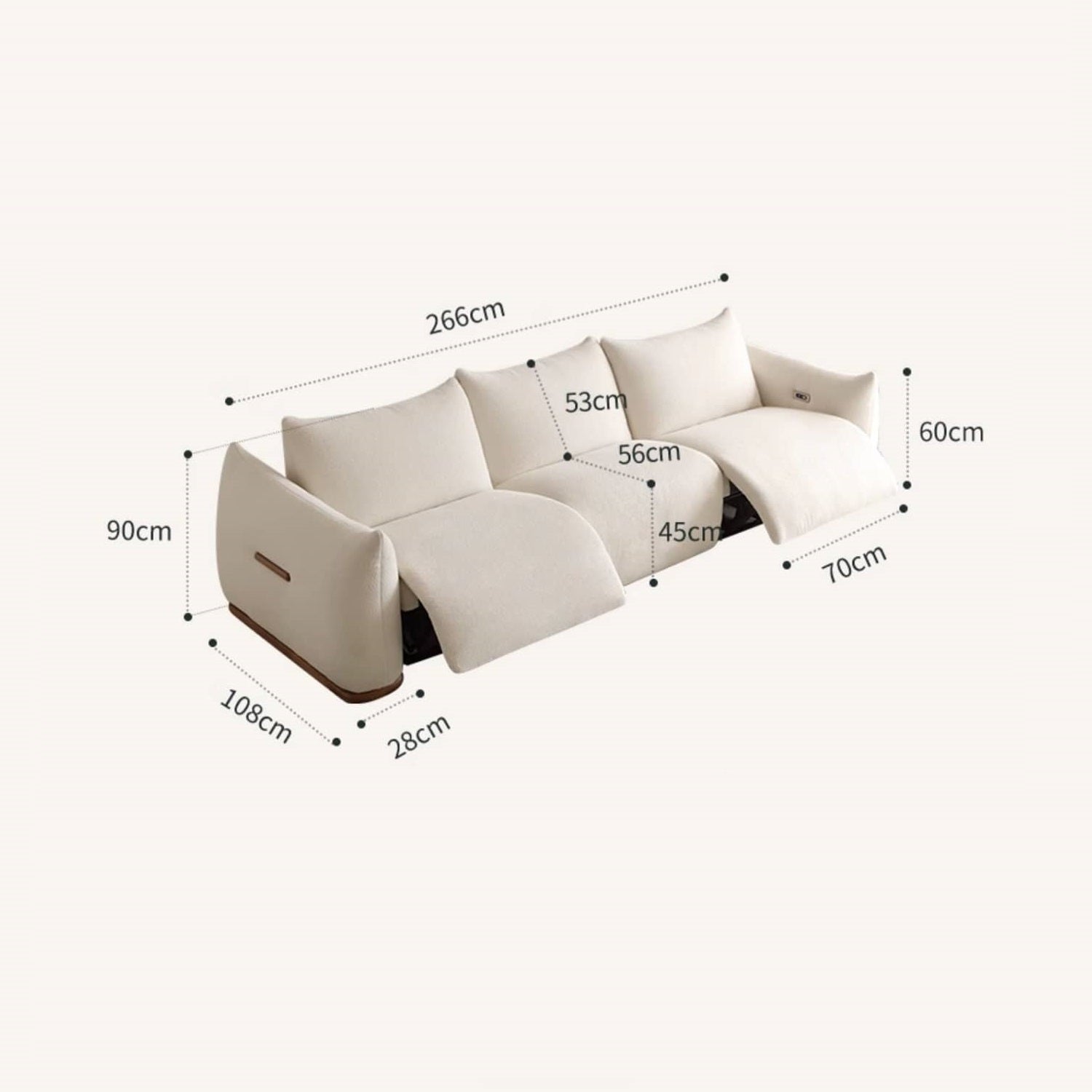 Modern Stylish Sofa - Beige, Gray & Green Cushions with Black Pine Wood Frame hksc-990