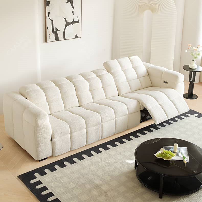 Stylish Multi-Color Sofa with Pine Wood Frame - Beige, Gray, Green, and Blue Options Available hksc-991