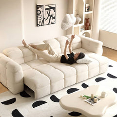 Elegant White Pine Wood Sofa - Timeless Design for Modern Homes hksc-992