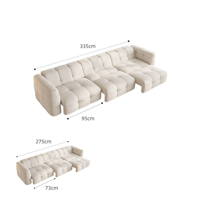 Elegant White Pine Wood Sofa - Timeless Design for Modern Homes hksc-992