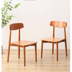 Modern Dining Chair in Oak & Cherry Wood Choice – Perfect for Diningroom hldmz-716