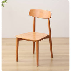 Modern Dining Chair in Oak & Cherry Wood Choice – Perfect for Diningroom hldmz-716