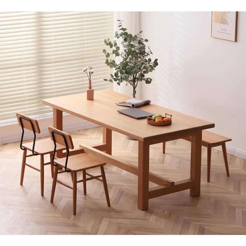 Modern Cherry Wood Dining Chair in Natural Wood Color for Diningroom hldmz-717