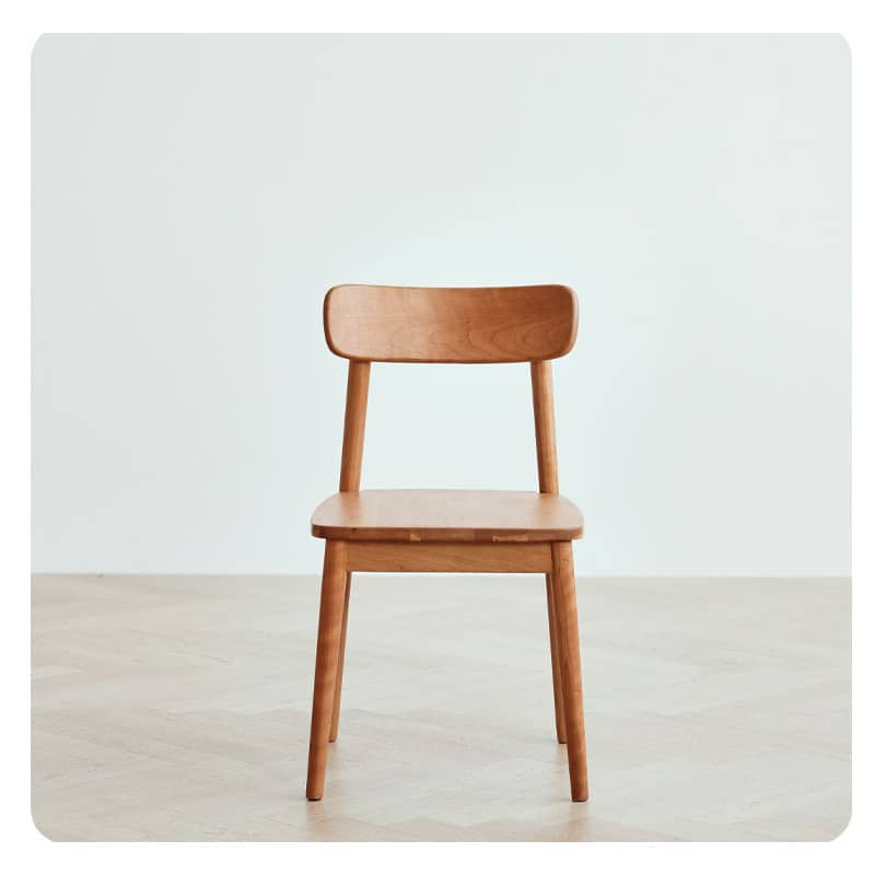 Minimalistic Cherry Wood Dining Chair for Diningroom Decor hldmz-718