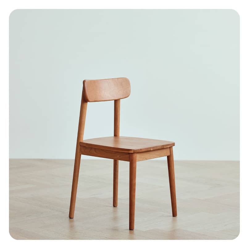 Minimalistic Cherry Wood Dining Chair for Diningroom Decor hldmz-718