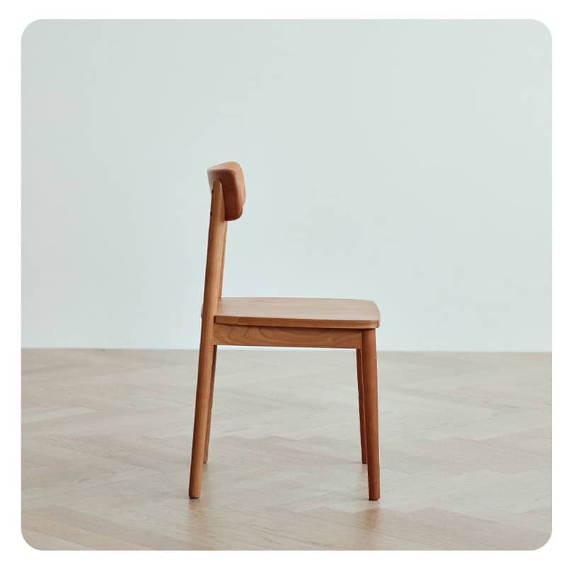 Minimalistic Cherry Wood Dining Chair for Diningroom Decor hldmz-718