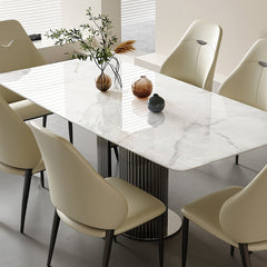 Elegant PU Leather Dining Chairs - Modern Comfort for Your Dining Room hlkwd-4107