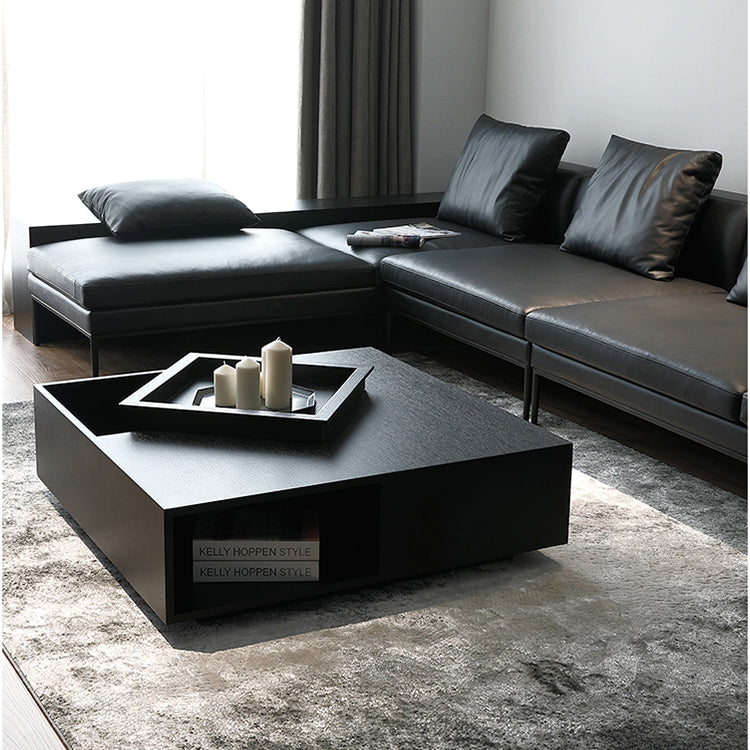 Modern Sleek Coffee Table with Durable Wood Finish - Perfect for Living Rooms hlkwd-4113