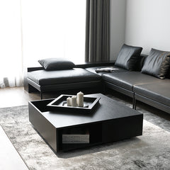 Modern Sleek Coffee Table with Durable Wood Finish - Perfect for Living Rooms hlkwd-4113