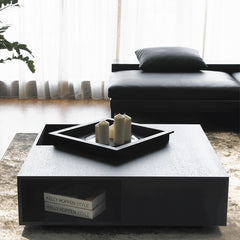 Modern Sleek Coffee Table with Durable Wood Finish - Perfect for Living Rooms hlkwd-4113