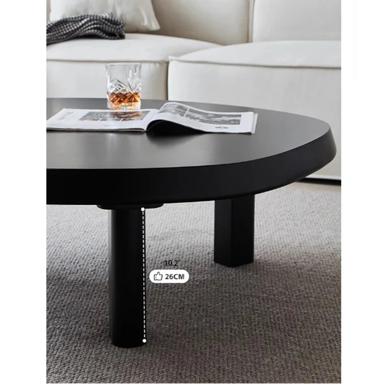 Stylish Ash Wood Coffee Table with Spacious Top - Perfect for Modern Living Rooms hmr-4787