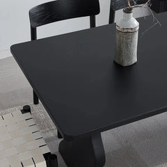 Stylish Ash Wood Dining Table - Modern Design for Elegant Home Interiors hmr-4789