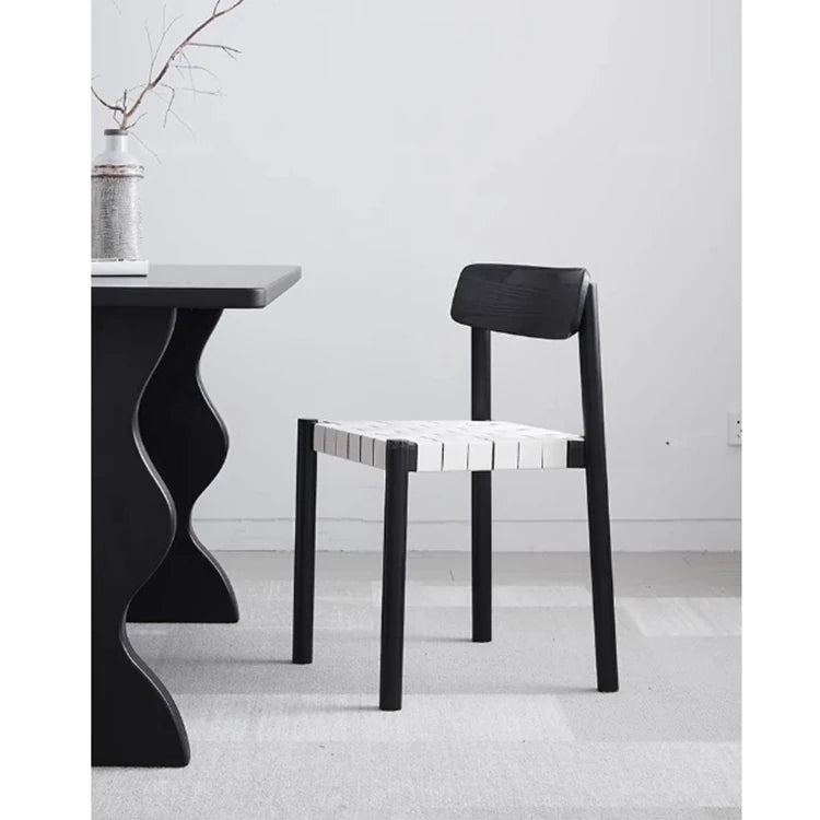 Stylish Ash Wood Dining Table - Modern Design for Elegant Home Interiors hmr-4789