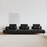 Luxurious Stainless Cowhide Leather Sofa with Ash Wood Accent – Modern Comfort for Your Living Room hmr-4792
