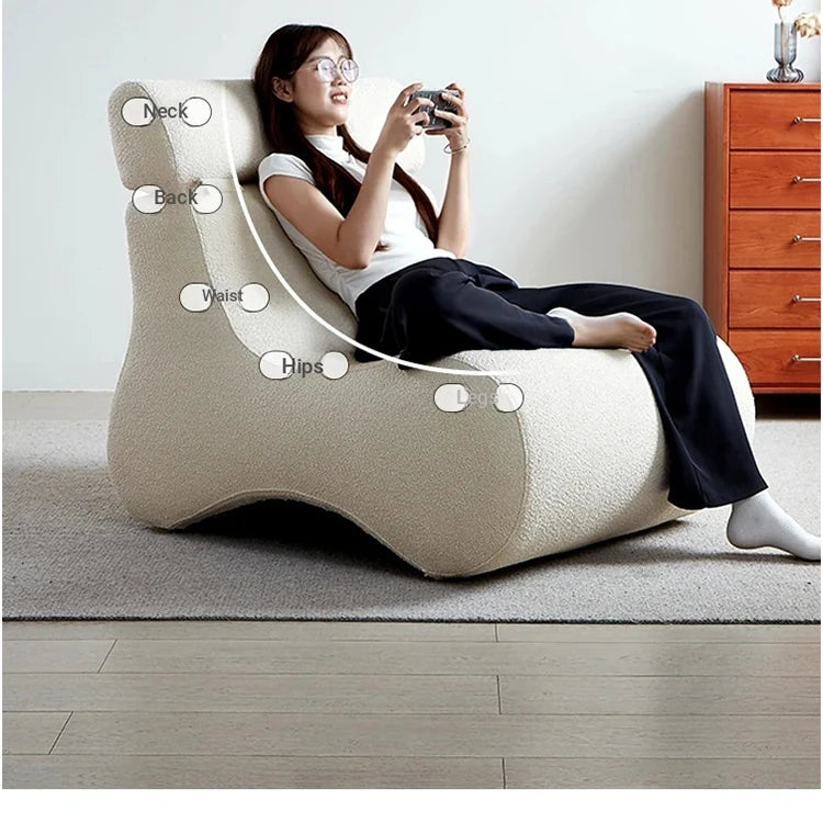 Stylish Ash Wood Chair for Ultimate Comfort - Perfect for Gaming and Relaxation hmr-4794