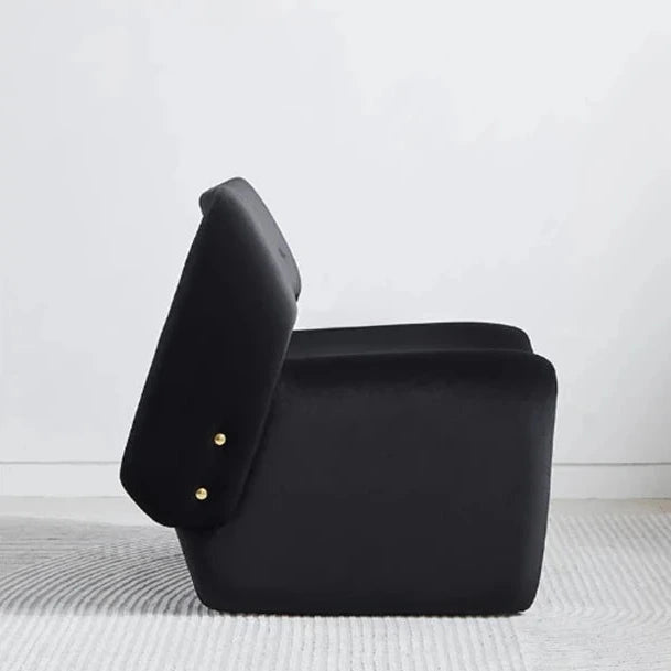 Stylish Black Pine Lounge Chair – Modern Design for Home Décor hmr-4798