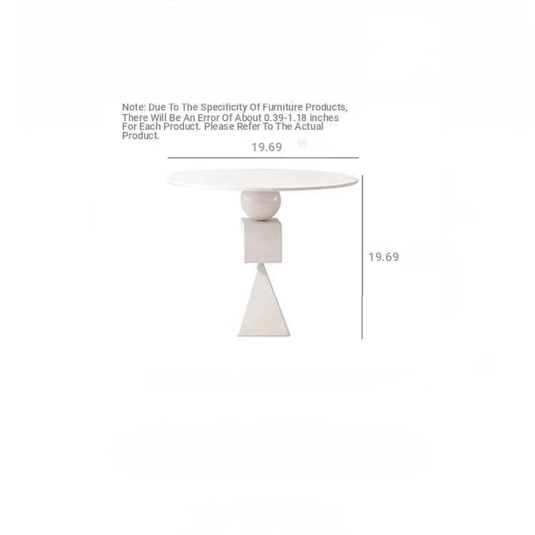 Stylish Oak Density Board Coffee Table - Modern Round Design for Living Room Elegance hmr-4799