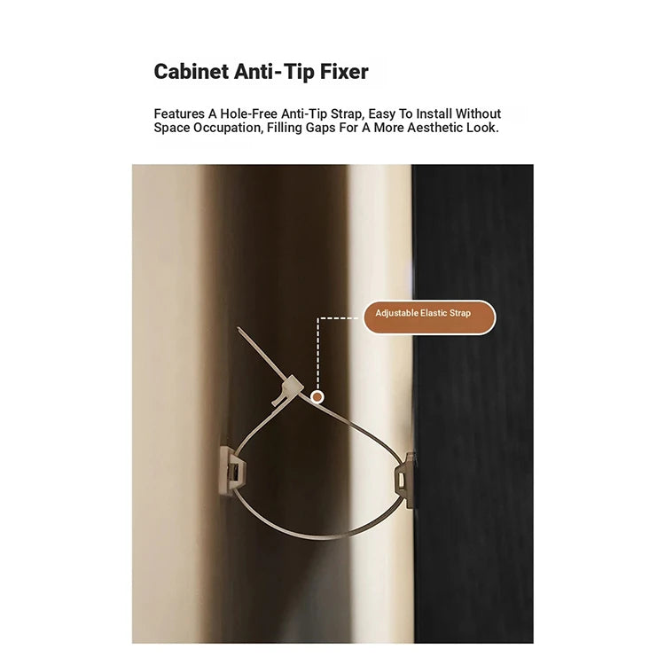 Chic Ash Wood Cabinet with Stainless Steel Frame and Glass Doors - Sleek Storage Solution for Modern Homes hmr-4802