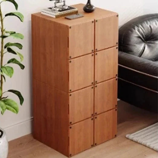 Stylish Ash Wood Bedside Cupboard - Modern Storage Solution for Your Home hmr-4803