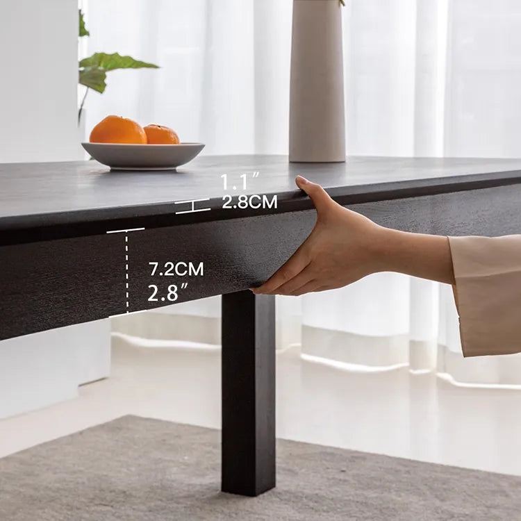 Modern Ash Wood Dining Table Set - Sleek & Stylish Design hms-4054