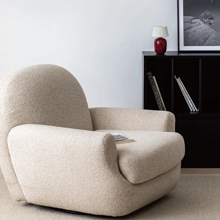 Luxury Solid Wood Armchair - Plush Comfort for Living Spaces hms-4064