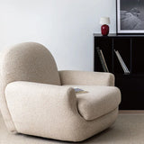 Luxury Solid Wood Armchair - Plush Comfort for Living Spaces hms-4064