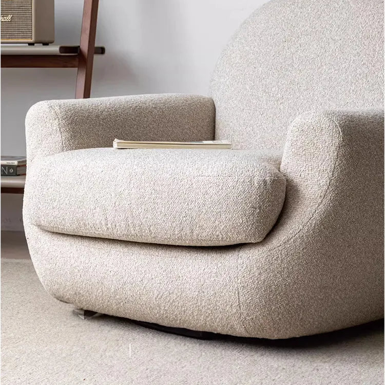 Luxury Solid Wood Armchair - Plush Comfort for Living Spaces hms-4064