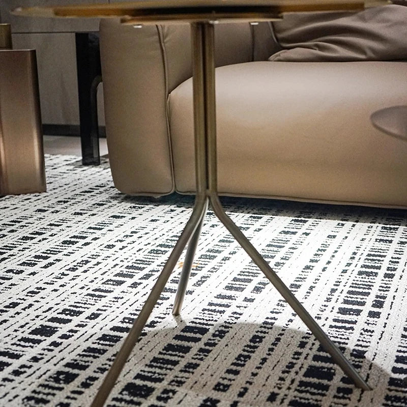 Stylish Stainless Steel Coffee Table - Modern Design with Elegant Finish for Living Room Decor hmsf-4665