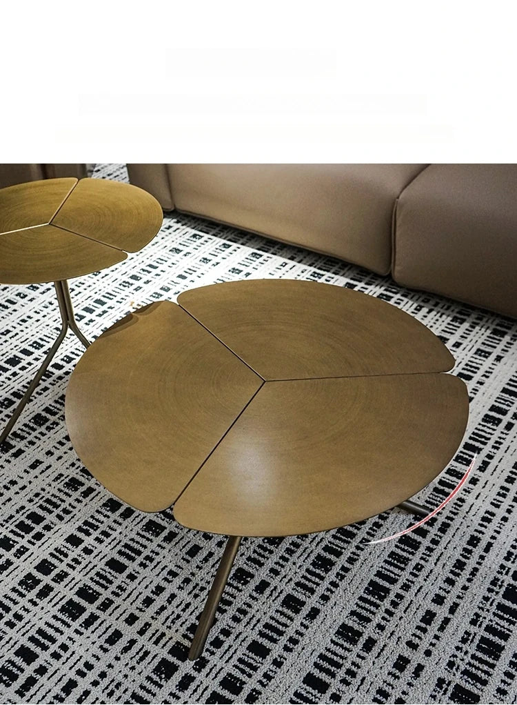 Stylish Stainless Steel Coffee Table - Modern Design with Elegant Finish for Living Room Decor hmsf-4665
