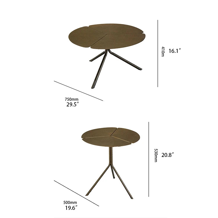 Stylish Stainless Steel Coffee Table - Modern Design with Elegant Finish for Living Room Decor hmsf-4665
