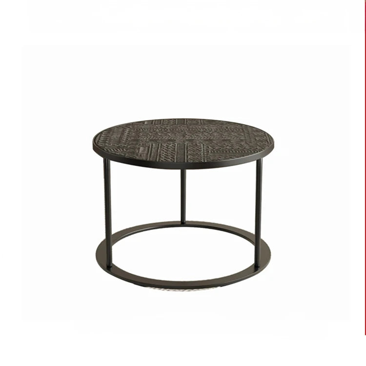 Stylish Acrylic Stainless Steel Coffee Table Set - Modern Nesting Tables for Living Room Decor hmsf-4668
