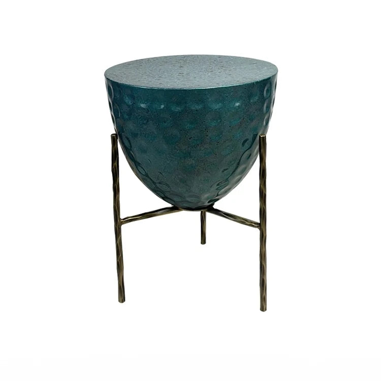 Stylish Trio of Modern Coffee Tables in Vibrant Metallic Finishes – Perfect for Any Living Space hmsf-4678