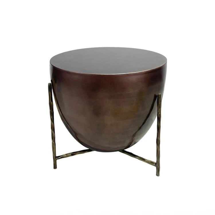 Stylish Trio of Modern Coffee Tables in Vibrant Metallic Finishes – Perfect for Any Living Space hmsf-4678