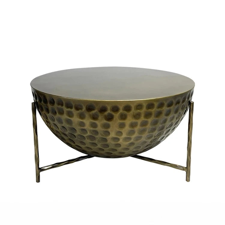 Stylish Trio of Modern Coffee Tables in Vibrant Metallic Finishes – Perfect for Any Living Space hmsf-4678