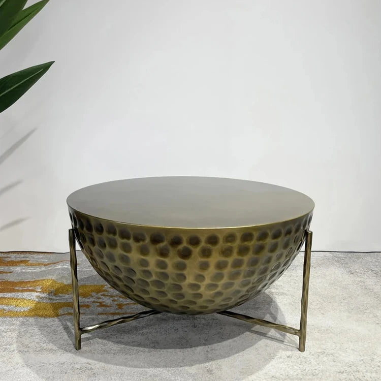 Stylish Trio of Modern Coffee Tables in Vibrant Metallic Finishes – Perfect for Any Living Space hmsf-4678