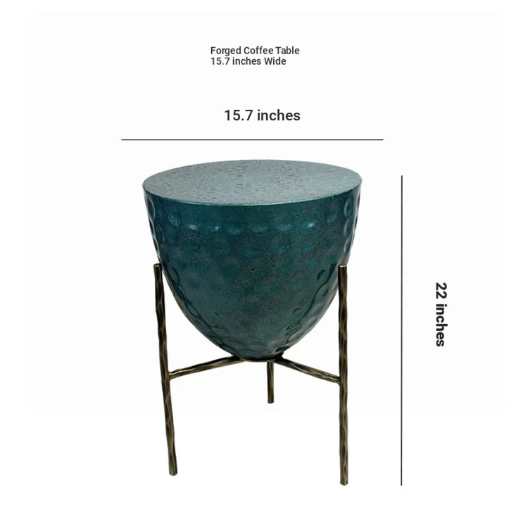 Stylish Trio of Modern Coffee Tables in Vibrant Metallic Finishes – Perfect for Any Living Space hmsf-4678