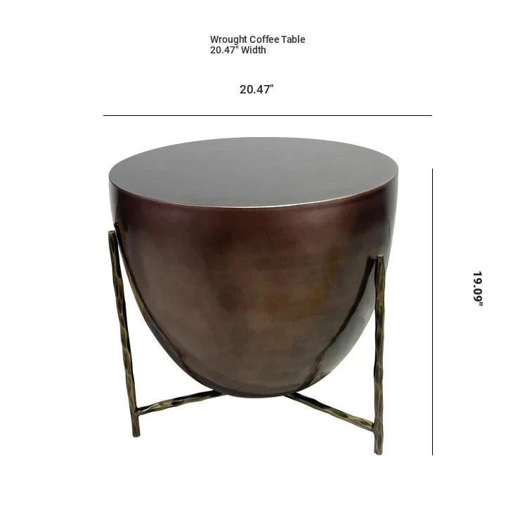 Stylish Trio of Modern Coffee Tables in Vibrant Metallic Finishes – Perfect for Any Living Space hmsf-4678