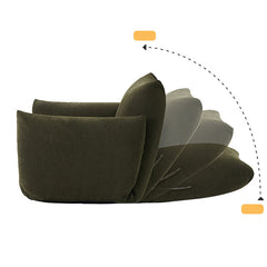 Stylish Beige Green Chenille Sofa – Luxurious Comfort for Your Living Room hmy-1076