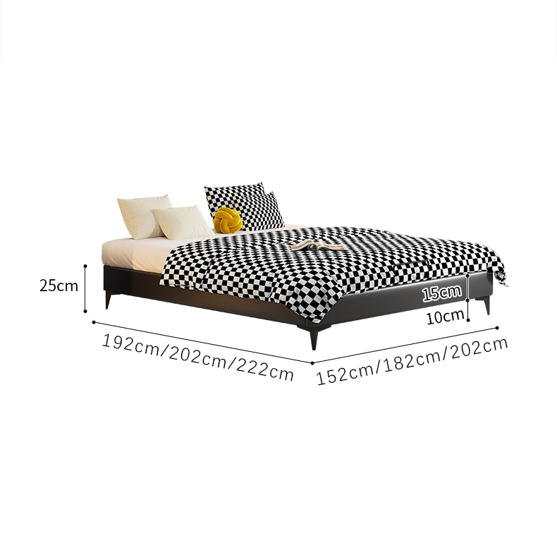 Modern Cal King Pine Wood Bed Frame with Storage - Perfect Design with Headboard hmzsh-1548