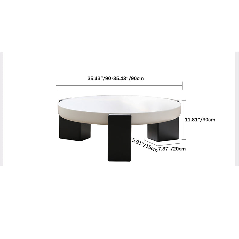 Modern Oak Density Board Coffee Table - Perfect for Contemporary Living Rooms hqlw-4033