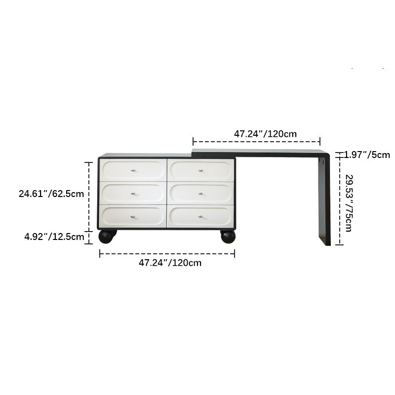 Elegant Oak Pine Makeup Vanity with Mirror – Stylish Modern Design for Bedroom Decor hqlw-4039