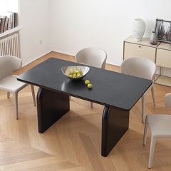 Modern Dining Table - Stylish Ceramic Stone & Stainless Steel Design for Your Home hqlw-4041